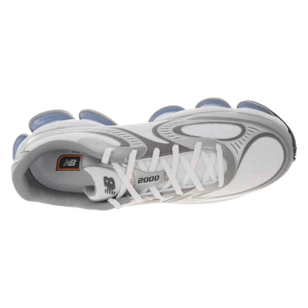 Tênis New Balance Abzorb 2000 Stillwater Blue Cinza - vista superior