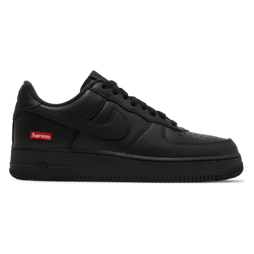Tênis Nike Air Force 1 Low x Supreme Black Preto