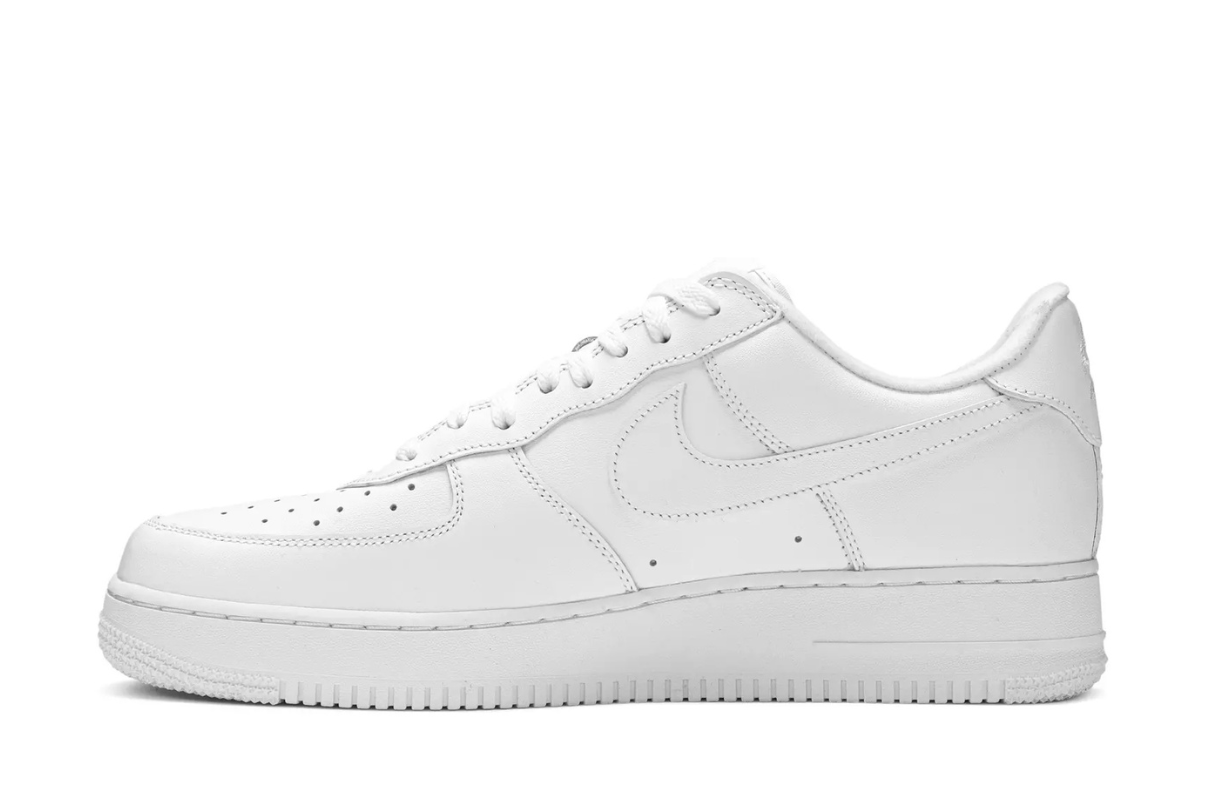 Tênis Nike Air Force 1 Low x Supreme Box Logo White Branco
