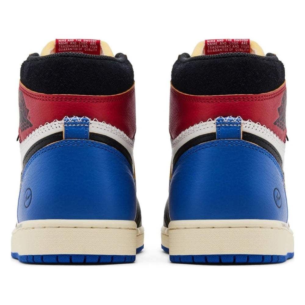 Tênis Nike Air Jordan 1 High Fragment Design x Union LA Varsity Red Branco - foto 4