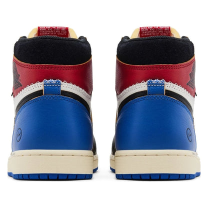 Tênis Nike Air Jordan 1 High Fragment Design x Union LA Varsity Red Branco - foto 4