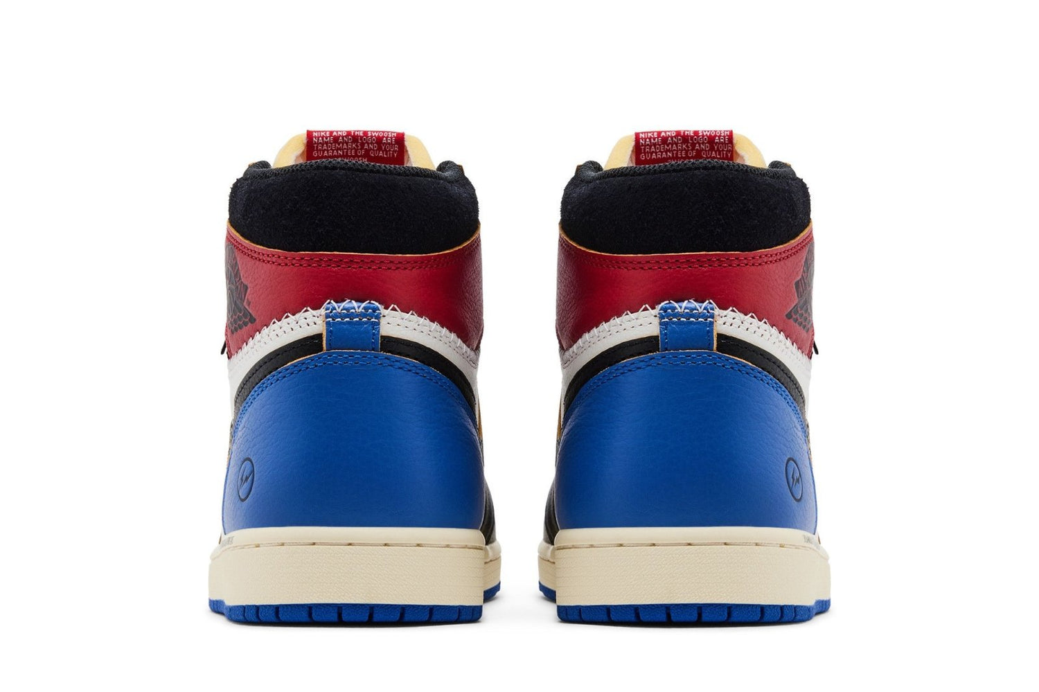 Tênis Nike Air Jordan 1 High Fragment Design x Union LA Varsity Red Branco
