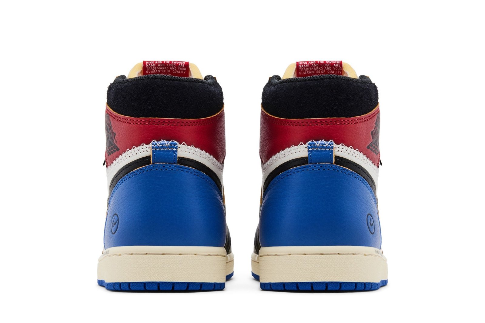 Tênis Nike Air Jordan 1 High Fragment Design x Union LA Varsity Red Branco