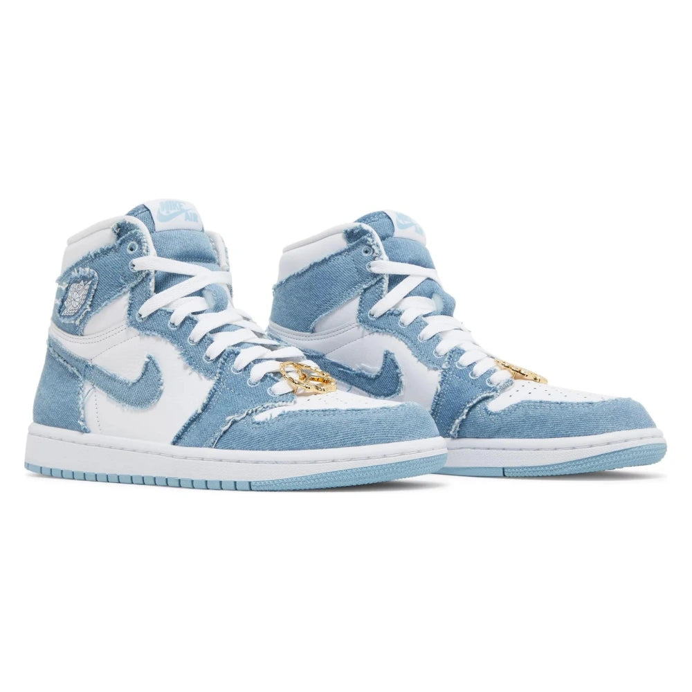 Tênis Nike Air Jordan 1 High OG Denim Azul - foto 5