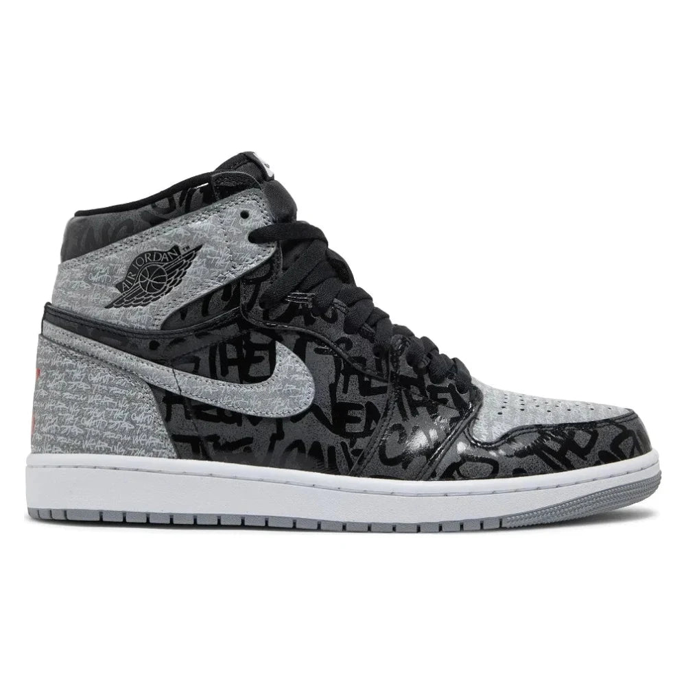 Tênis Nike Air Jordan 1 High OG Rebellionaire Cinza
