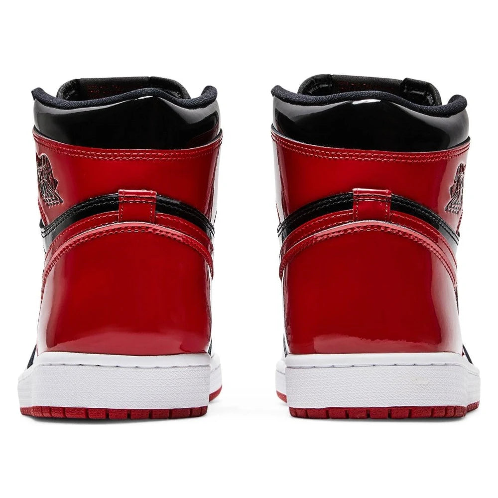Tênis Nike Air Jordan 1 High Patent Bred Vermelho - foto 4