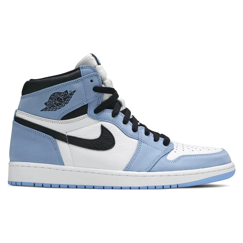 Tênis Nike Air Jordan 1 High University Blue (UNC) Azul