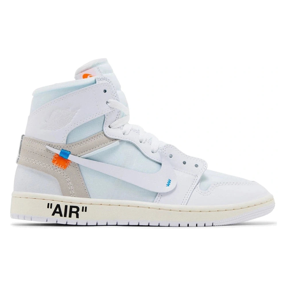 Tênis Nike Air Jordan 1 High Virgil Abloh Archive x Alaska Branco
