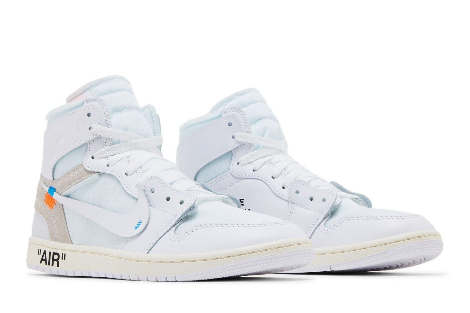 Tênis Nike Air Jordan 1 High Virgil Abloh Archive x Alaska Branco