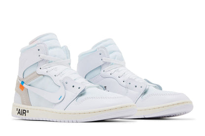 Tênis Nike Air Jordan 1 High Virgil Abloh Archive x Alaska Branco