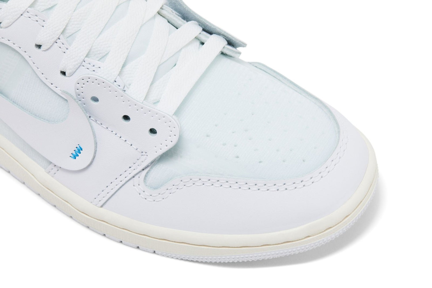 Tênis Nike Air Jordan 1 High Virgil Abloh Archive x Alaska Branco