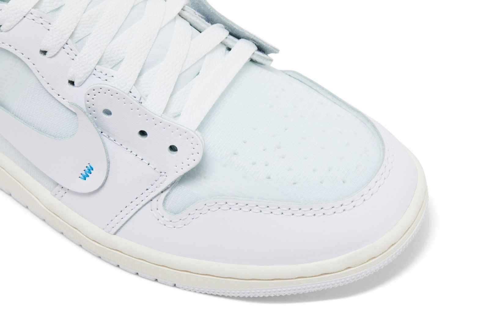 Tênis Nike Air Jordan 1 High Virgil Abloh Archive x Alaska Branco