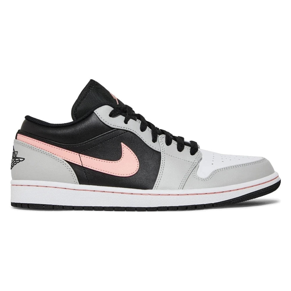 Tênis Nike Air Jordan 1 Low Black Grey Pink Cinza