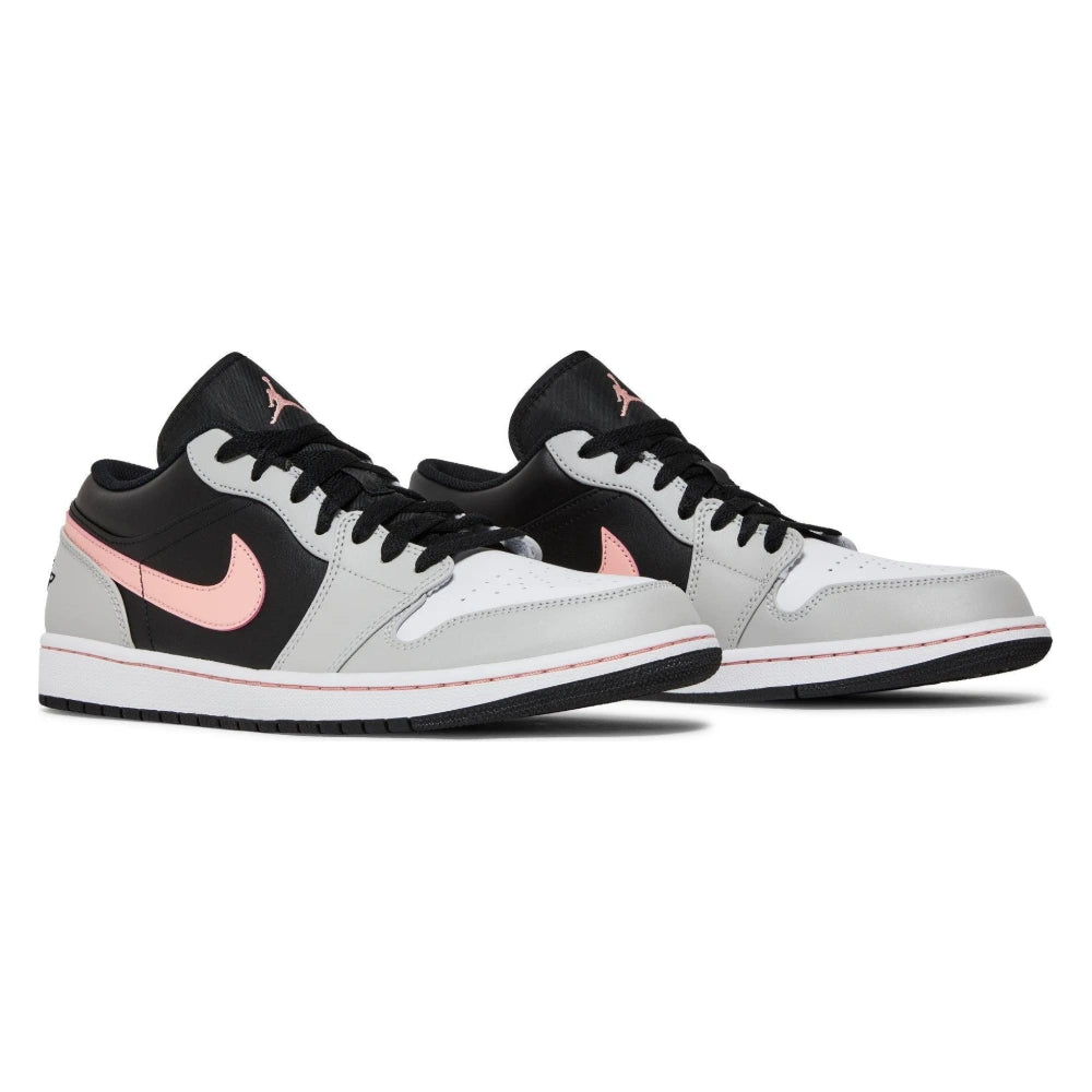Tênis Nike Air Jordan 1 Low Black Grey Pink Cinza - foto 4
