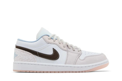Tênis Nike Air Jordan 1 Low Coral Bege