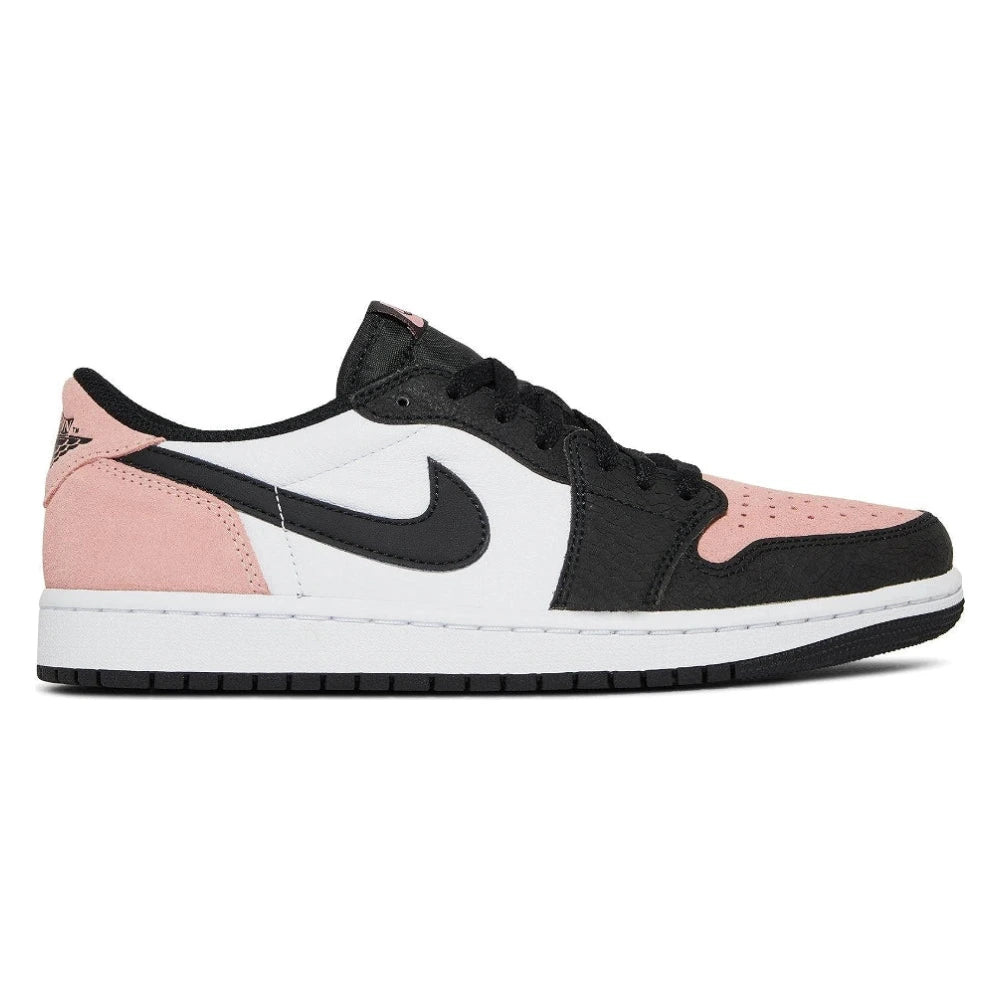 Tênis Nike Air Jordan 1 Low OG Bleached Coral Rosa