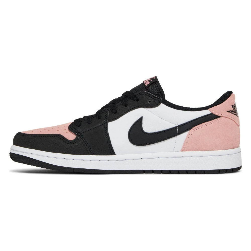 Tênis Nike Air Jordan 1 Low OG Bleached Coral Rosa - foto 2