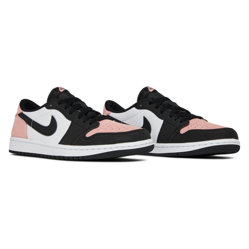 Tênis Nike Air Jordan 1 Low OG Bleached Coral Rosa - foto 5