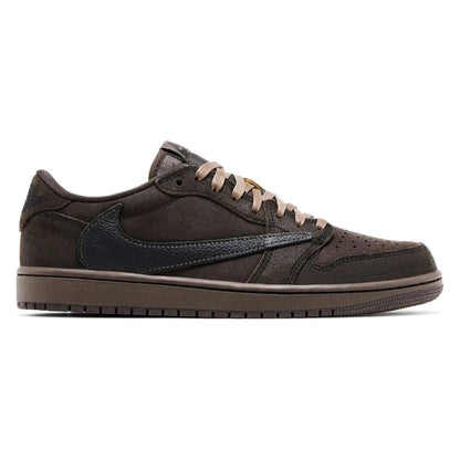 Tênis Nike Air Jordan 1 Low OG SP x Travis Scott Velvet Brown Marrom