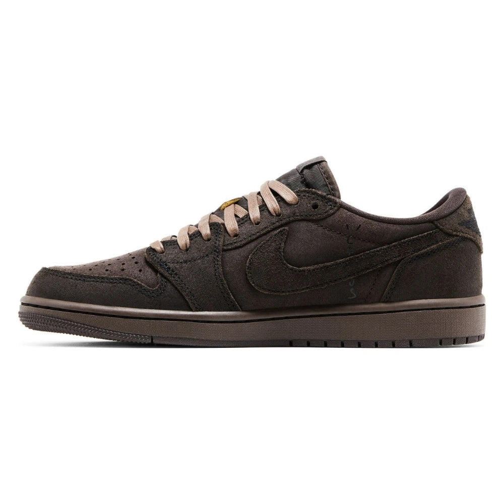 Tênis Nike Air Jordan 1 Low OG SP x Travis Scott Velvet Brown Marrom - foto 2