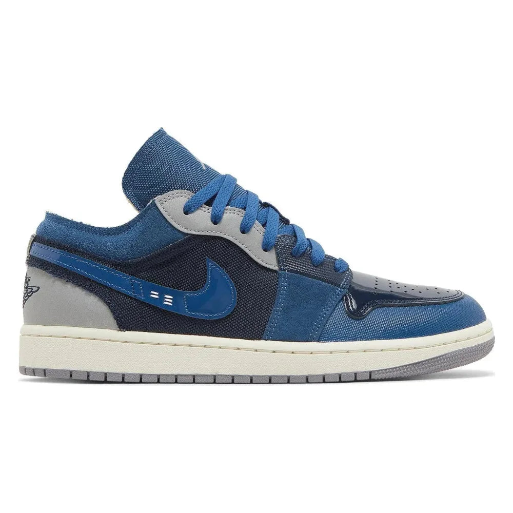 Tênis Nike Air Jordan 1 Low SE Craft Inside Out Obsidian Azul