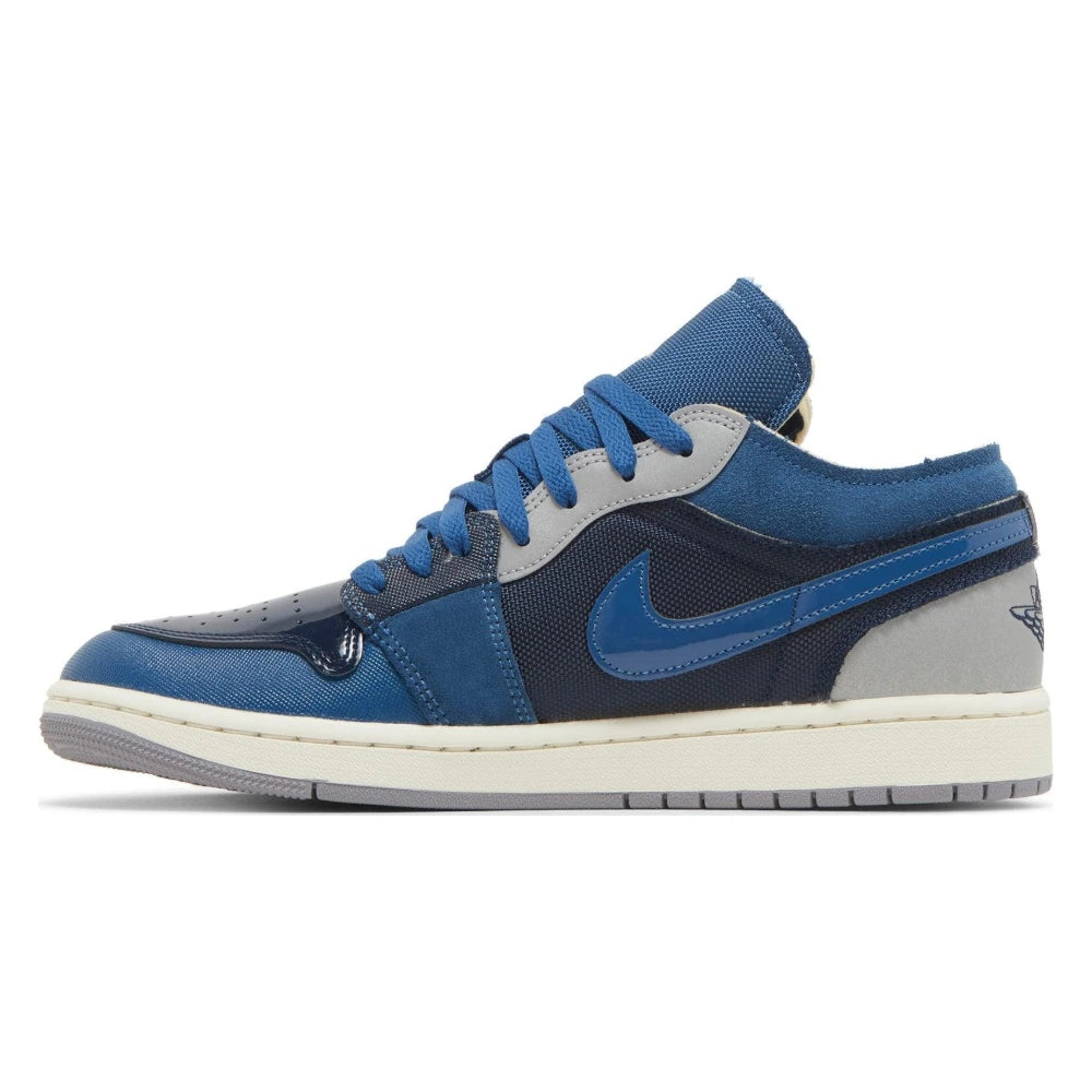 Tênis Nike Air Jordan 1 Low SE Craft Inside Out Obsidian Azul - foto 2