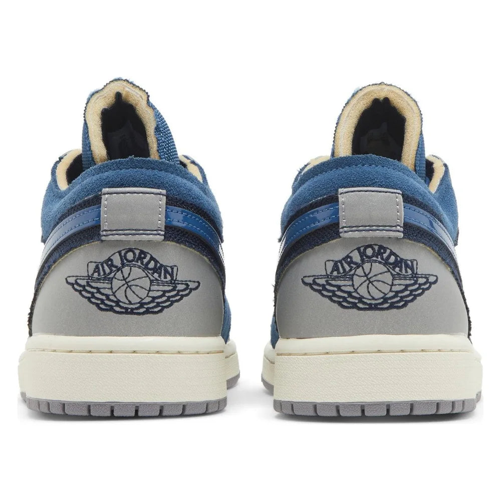 Tênis Nike Air Jordan 1 Low SE Craft Inside Out Obsidian Azul - foto 4