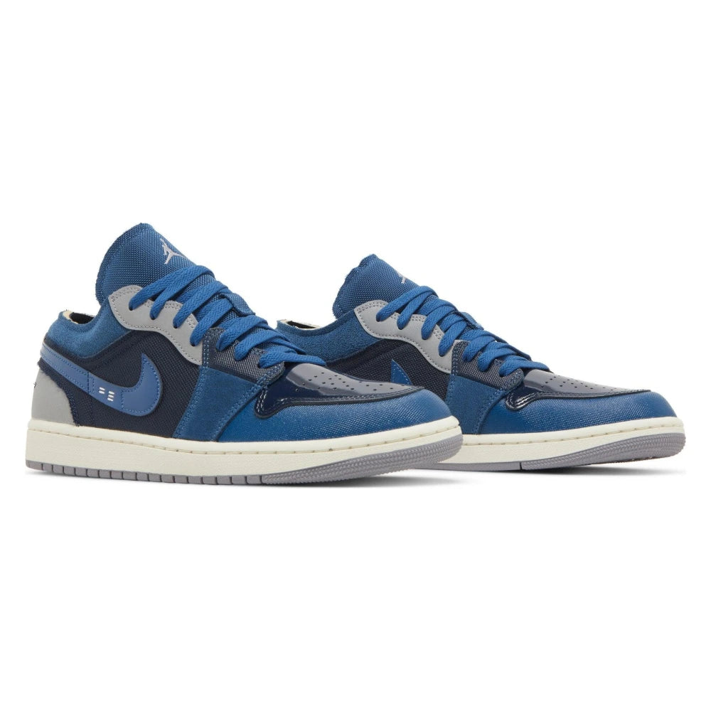 Tênis Nike Air Jordan 1 Low SE Craft Inside Out Obsidian Azul - foto 5