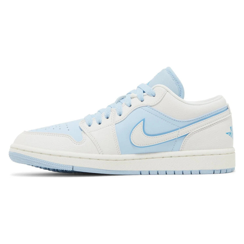 Tênis Nike Air Jordan 1 Low SE Reverse Ice Blue Azul - foto 2