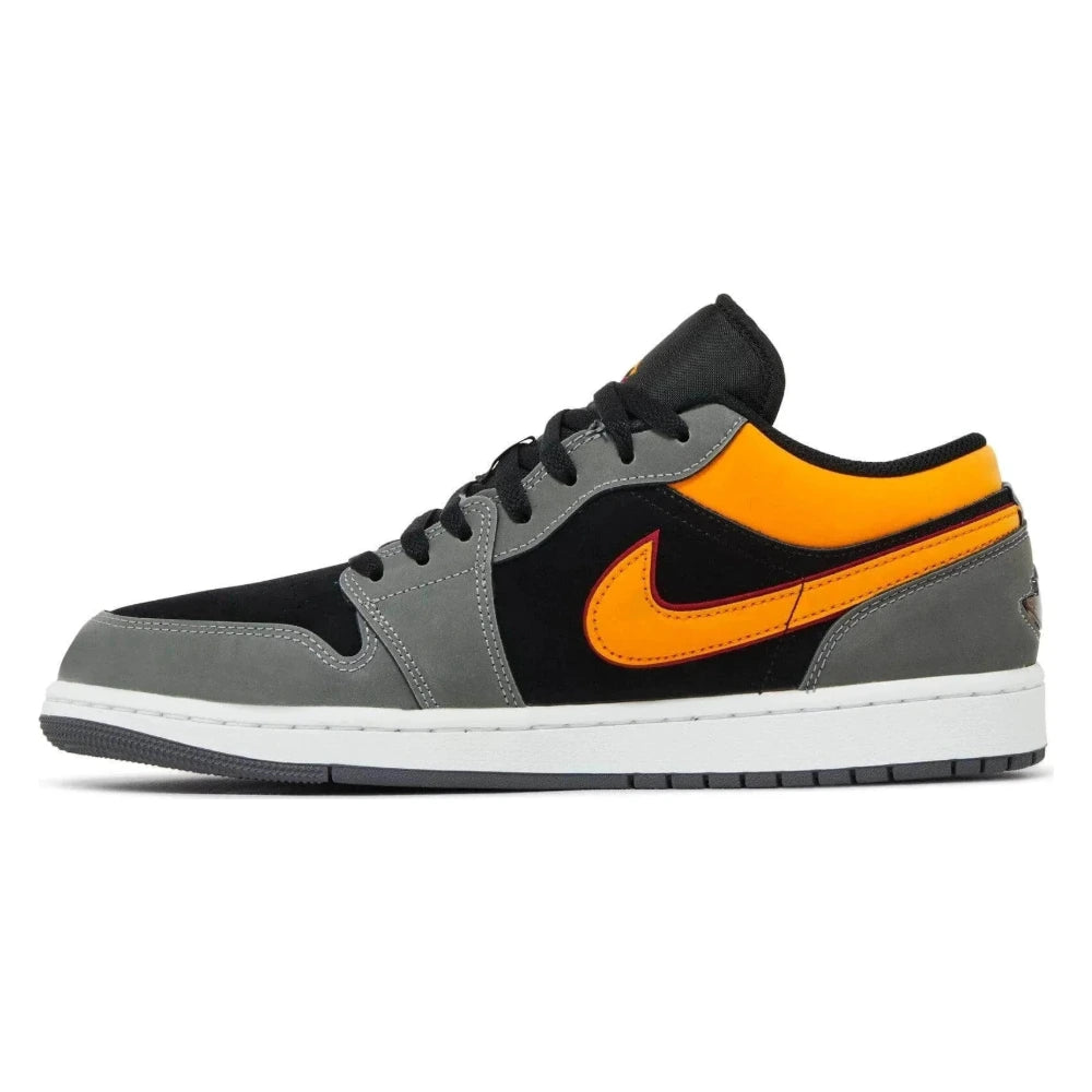 Tênis Nike Air Jordan 1 Low SE Vivid Orange Cinza - foto 2