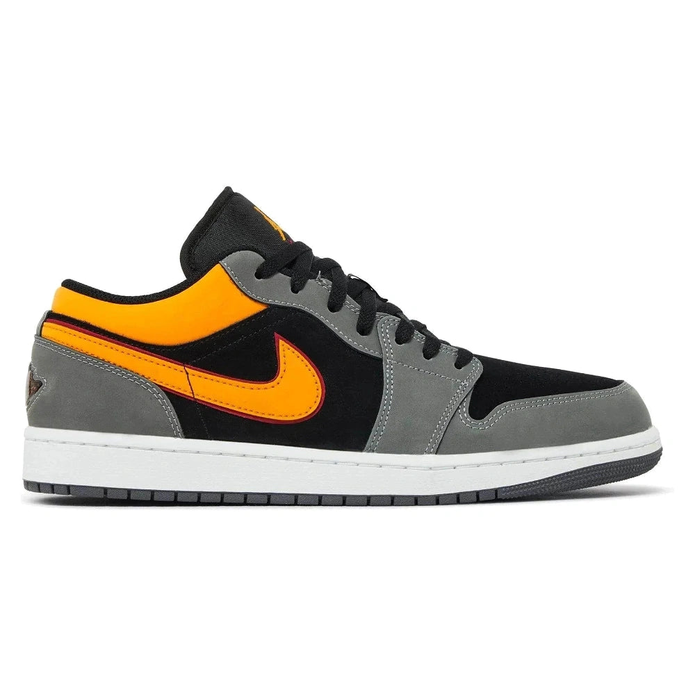 Tênis Nike Air Jordan 1 Low SE Vivid Orange Cinza