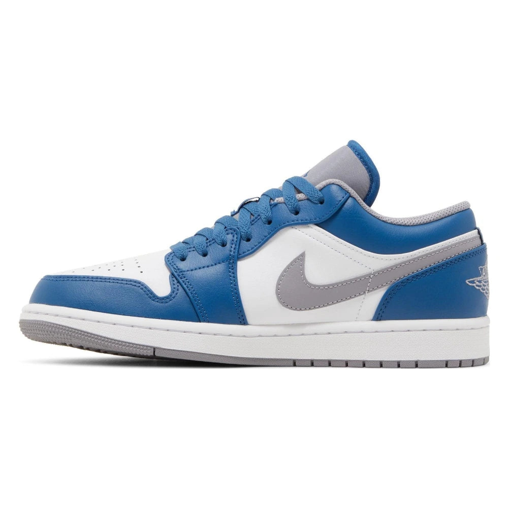 Tênis Nike Air Jordan 1 Low True Blue Azul - foto 2