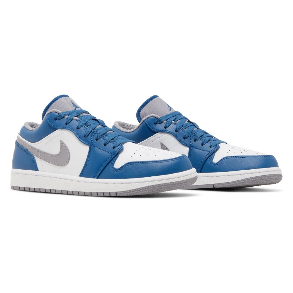 Tênis Nike Air Jordan 1 Low True Blue Azul - foto 4