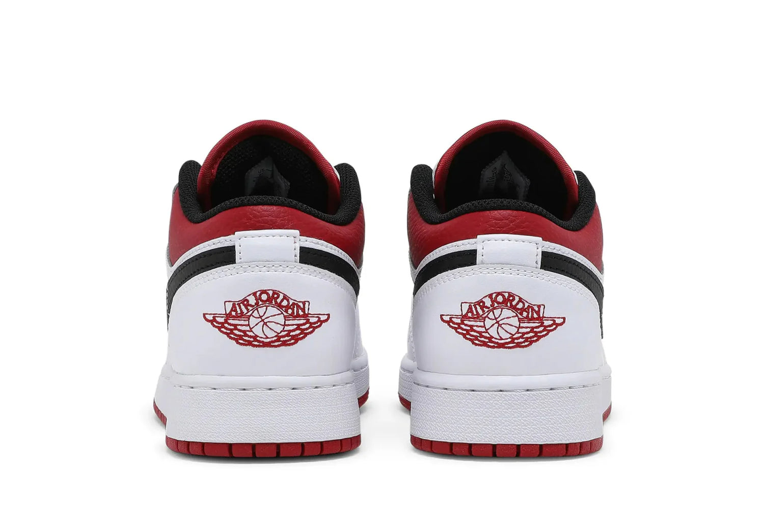 Tênis Nike Air Jordan 1 Low White University Red Branco