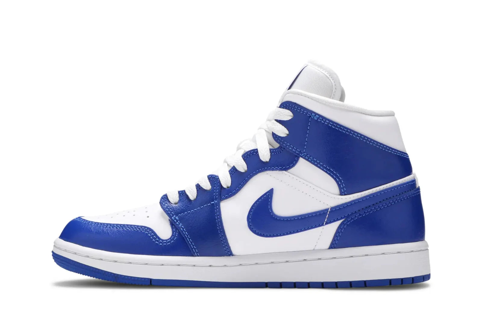 Tênis Nike Air Jordan 1 Mid Kentucky Blue Azul