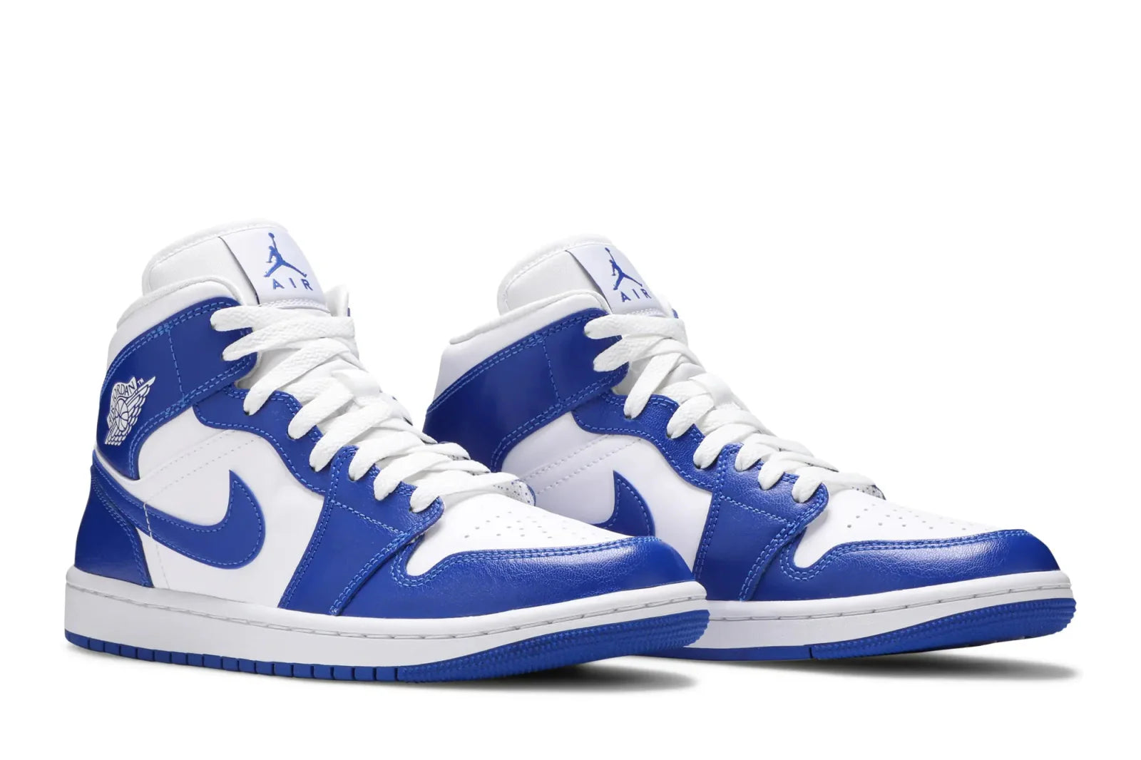 Tênis Nike Air Jordan 1 Mid Kentucky Blue Azul