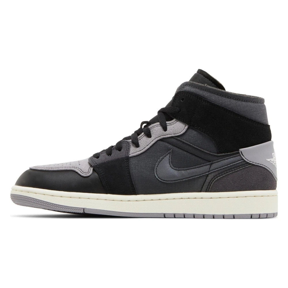 Tênis Nike Air Jordan 1 Mid SE Craft Inside Out Black Preto - foto 2