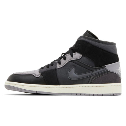Tênis Nike Air Jordan 1 Mid SE Craft Inside Out Black Preto - foto 2