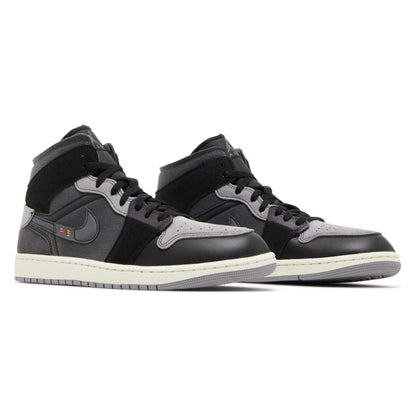 Tênis Nike Air Jordan 1 Mid SE Craft Inside Out Black Preto - foto 5