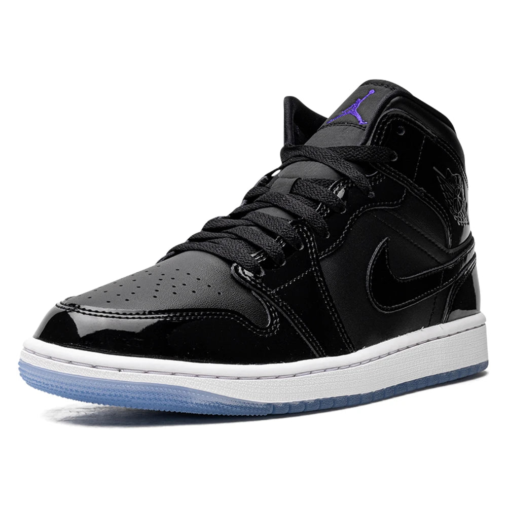 Tênis Nike Air Jordan 1 Mid SE Space Jam Preto - foto 4