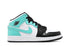 Tênis Nike Air Jordan 1 Mid Tropical Twist Igloo (GS) Verde