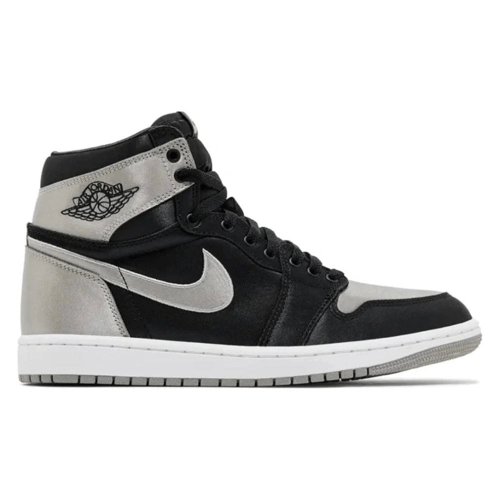 Tênis Nike Air Jordan 1 Retro High OG Satin Shadow Prateado