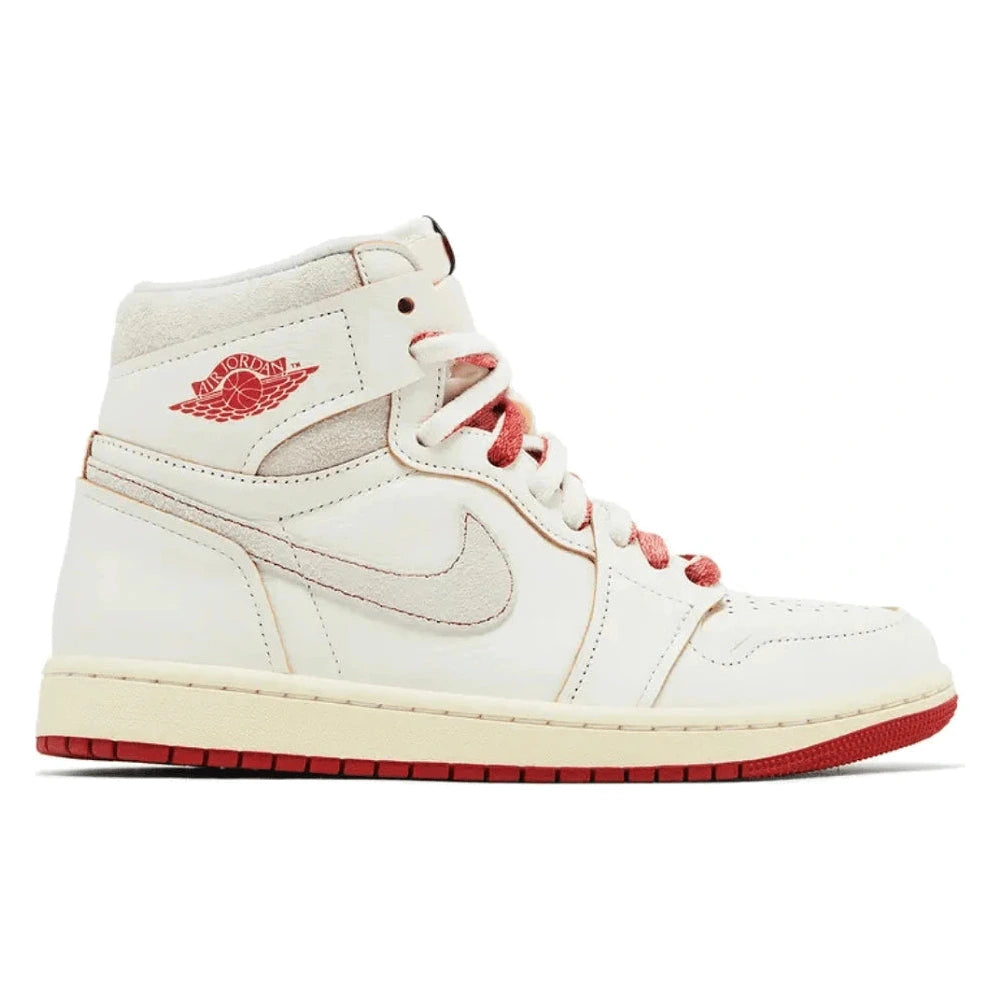 Tênis Nike Air Jordan 1 Retro High Rare Air Sail Cinnabar Bege