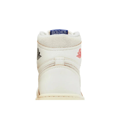 Tênis Nike Air Jordan 1 Retro High Rare Air Sail Cinnabar Bege - foto 4