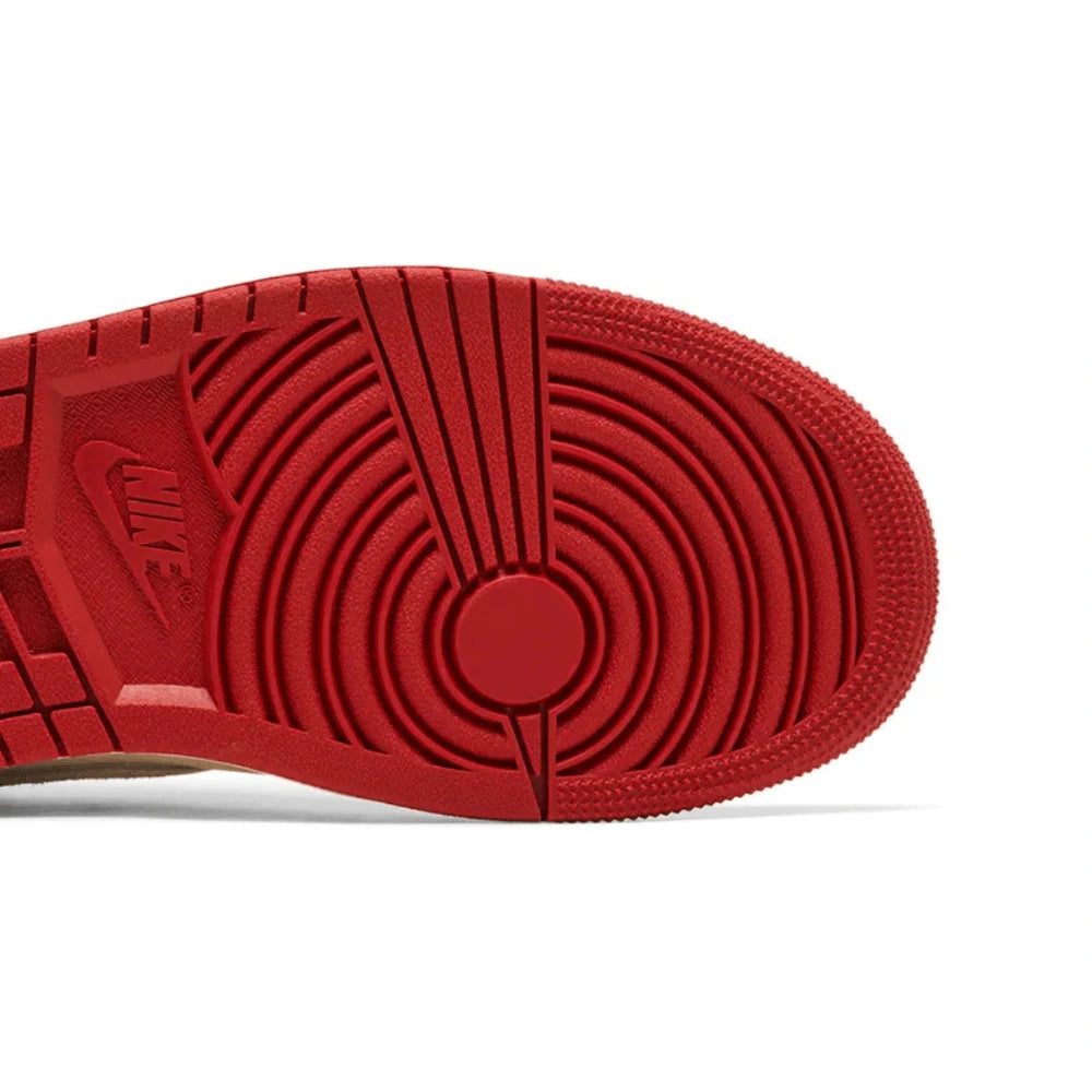 Tênis Nike Air Jordan 1 Retro High Rare Air Sail Cinnabar Bege - foto 6
