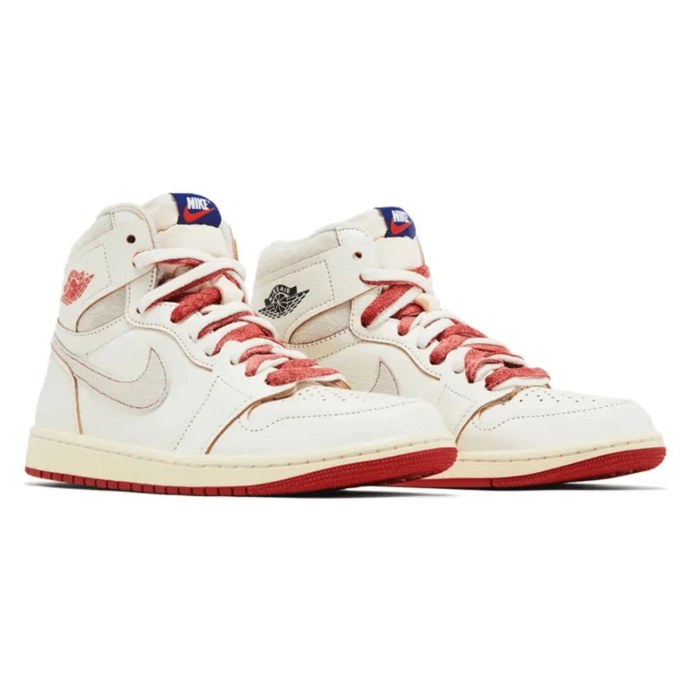 Tênis Nike Air Jordan 1 Retro High Rare Air Sail Cinnabar Bege - foto 7