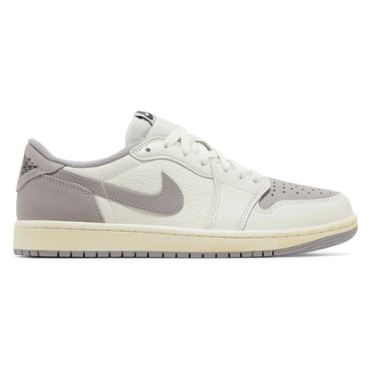 Tênis Nike Air Jordan 1 Retro Low OG Atmosphere Grey Roxo