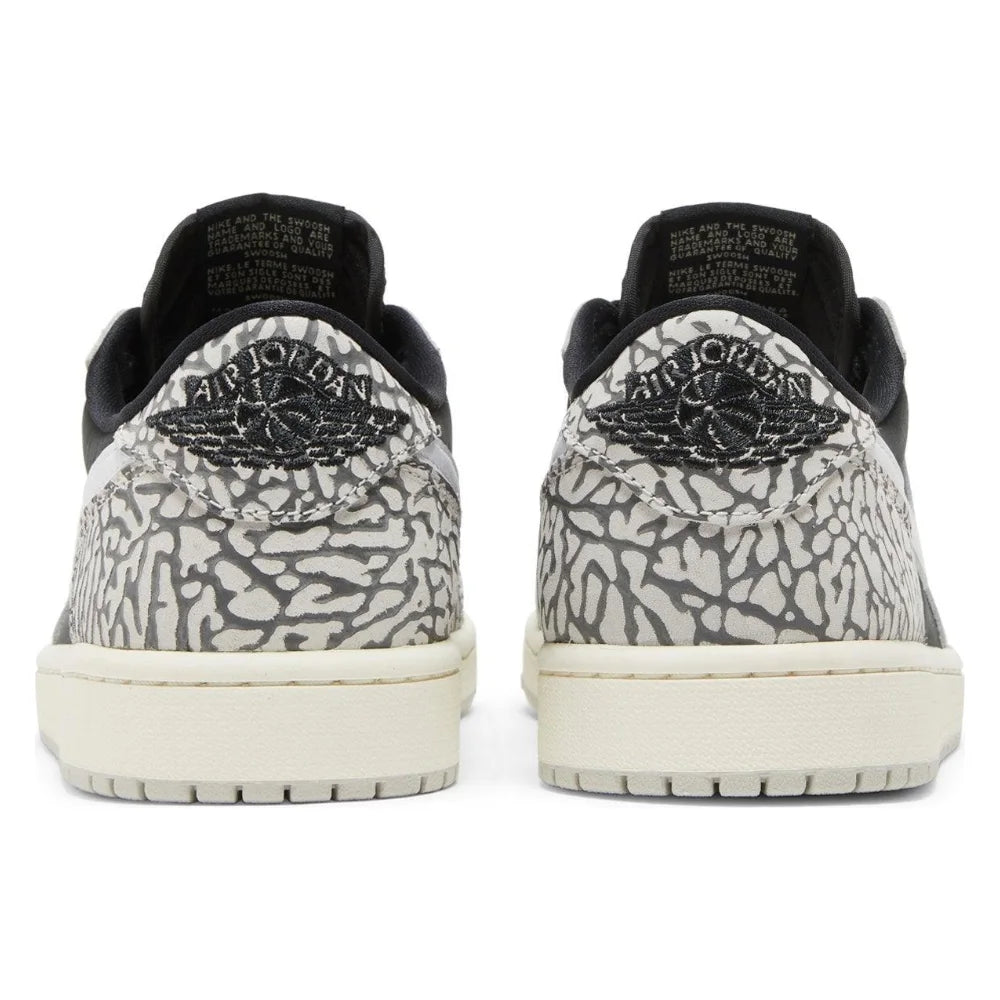 Tênis Nike Air Jordan 1 Retro Low OG Black Cement Preto - foto 4