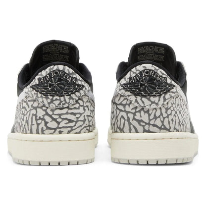 Tênis Nike Air Jordan 1 Retro Low OG Black Cement Preto - foto 4
