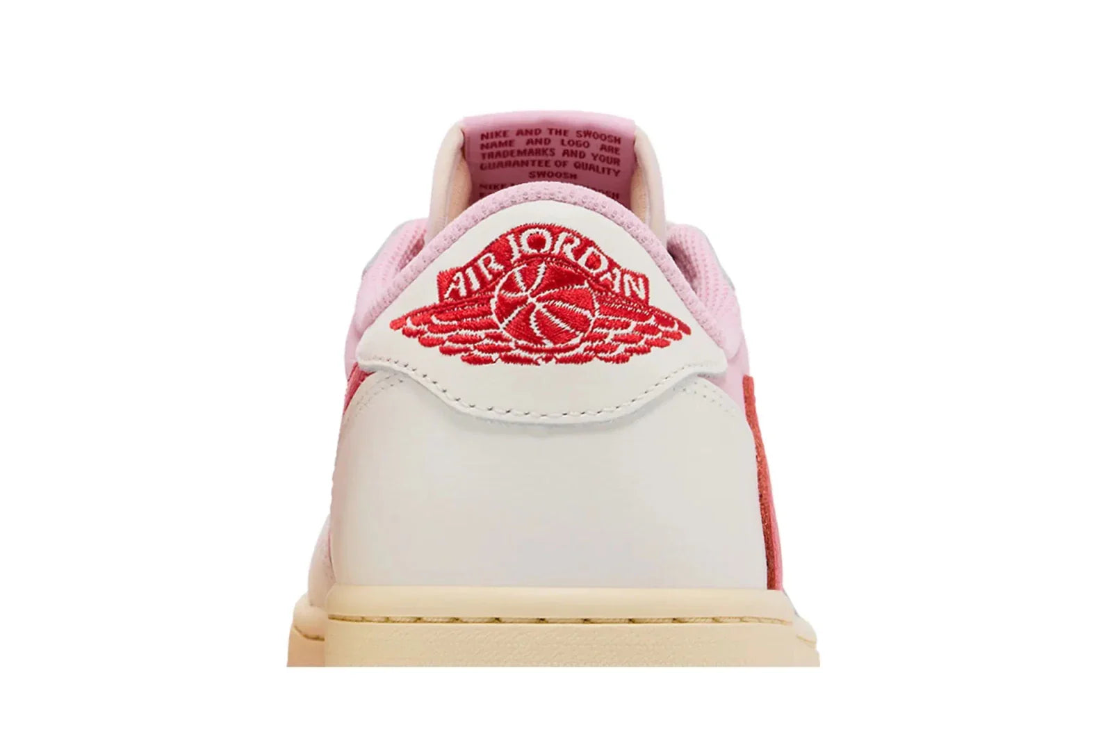 Tênis Nike Air Jordan 1 Retro Low OG SP Travis Scott Sail Tropical Pink Rosa
